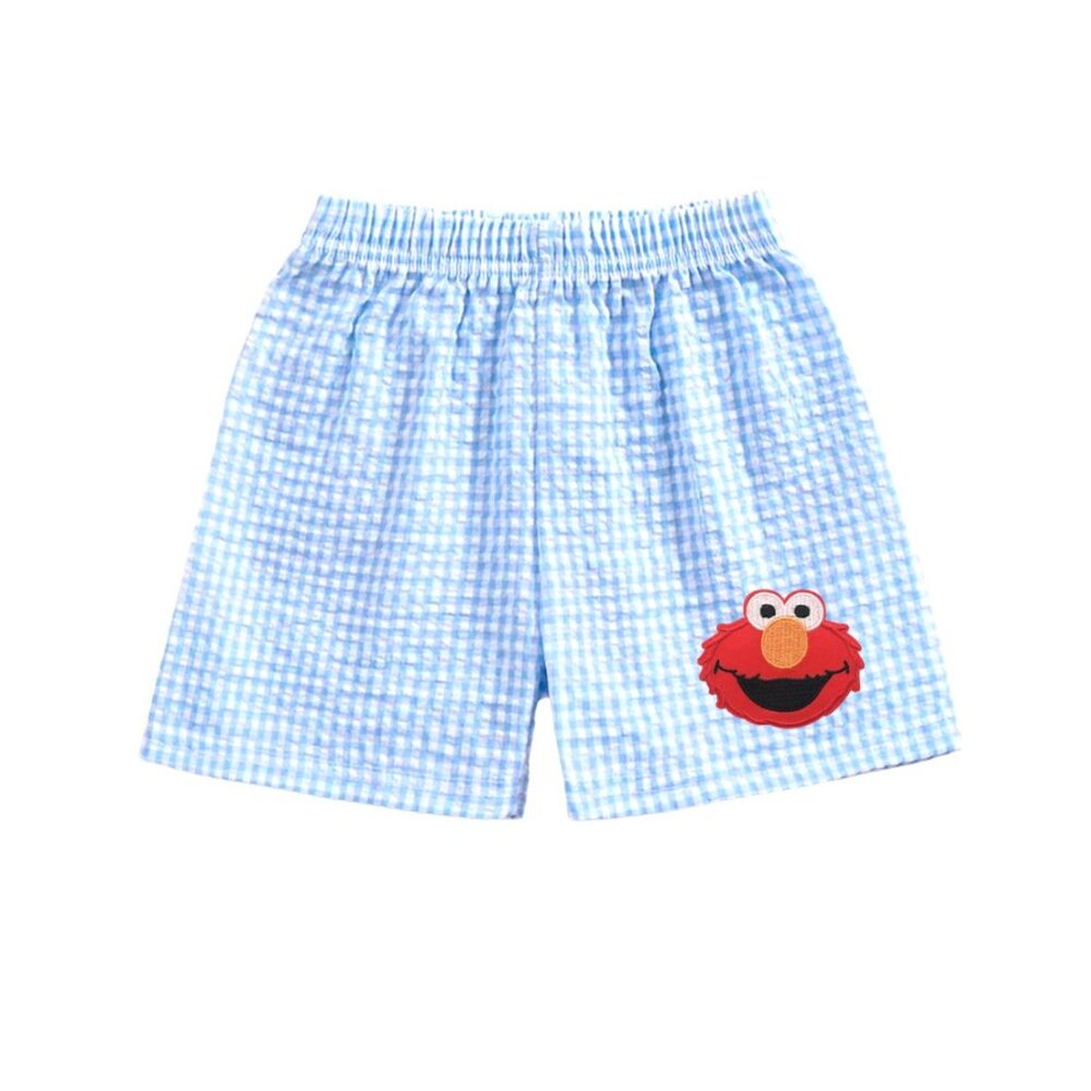 Elmo Shorts boy clothes First Birthday Sesame Outfit Clothes Elmo Pants